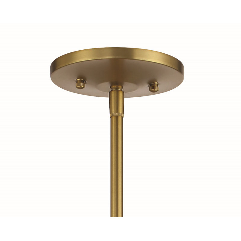 Gaspah 1 - Light Soft Brass Single Pendant
