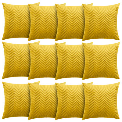 Aspire Homeware Embossed Square Velvet Cushion Cover