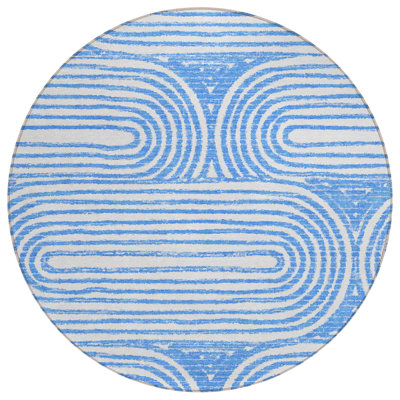 Tapis d'intérieur rond 8 po
