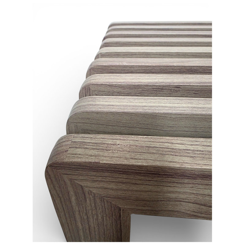 Dune Rounded Bench - Ash Brown