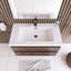 Meuble-lavabo mural simple 36 po avec plateau en résine Monja-1133366453