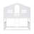 Twin Over Twin House-Shaped Bunk Bed with Pitched Roof-1825716894