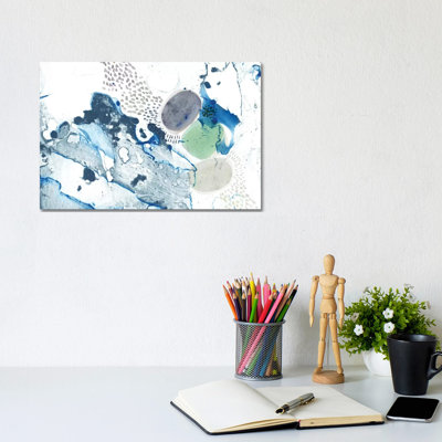 Blue Marble by Sara Franklin - Painting on Canvas