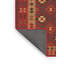 Tapis géométrique rouge / brun-933055863