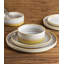  Ensemble de 12 assiettes et bols en porcelaine 12 pièces, vaisselle en céramique pour 4 personnes, ensemble de vaisselle résistant aux égratignures, va au micro-ondes et au lave-vaisselle, brume d'automne-796529275