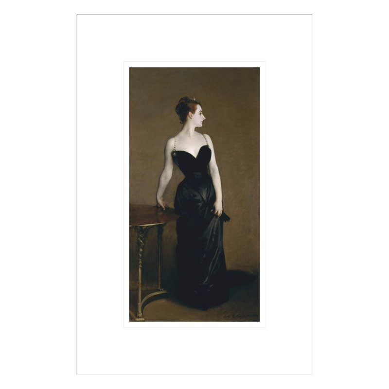 «Madame X» (Virginie Amélie Avegno Gautreau) par John Singer Sargent, H 16,75 po x l 11,38 po