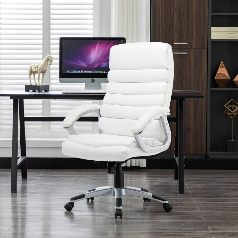 Fauteuil de direction Kalsoom, Blanc