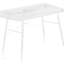Bureau d'ordinateur, bureau personnel, ordinateur portable, tablettes de rangement, L 48 po, travail, stratifié, métal, contemporain, moderne-49294724-49294723