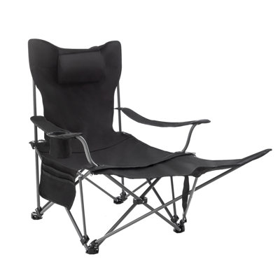 Shontavia Folding Camping Chair with Cushions by Arlmont & Co.