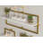 Colesen Modern Wall Shelf, 3-Tier Design, White & Gold, 31.5 x 11.8 x 7.9 inches | 100% Melamine Coated Particle Board, 0.71 inches Thick | Stylish Storage Solution for Home & Office, Easy Wall Mounting, Chic & Functional