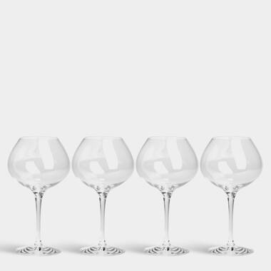 Crystal Wine Glasses - 4 Pack