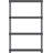 35.4'' W Plastic Shelving Unit