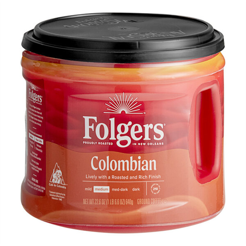 La cafetière moulue 22,6 oz Folgers Colombian WS-110FGCN0445