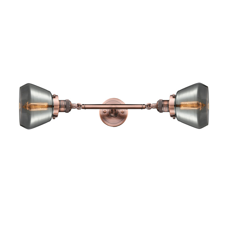 Chill 2 - Light Dimmable Vanity Light, Antique Copper, Smoked