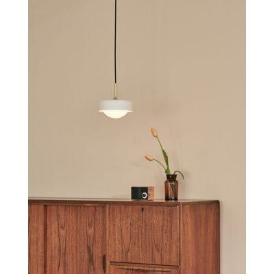Luminaire suspendu tambour 1 lumière DEL Pensee