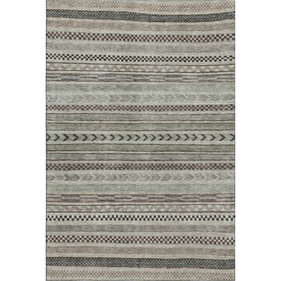 Premium Machine Washable Marasco AMF1625 Stripes Rug