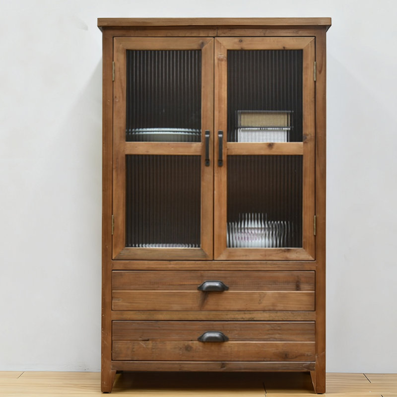 Retro Walnut Solid Wood Sideboard