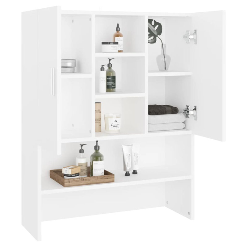 Awan Washing Machine Cabinet 70,5x25,5x90 cm, White