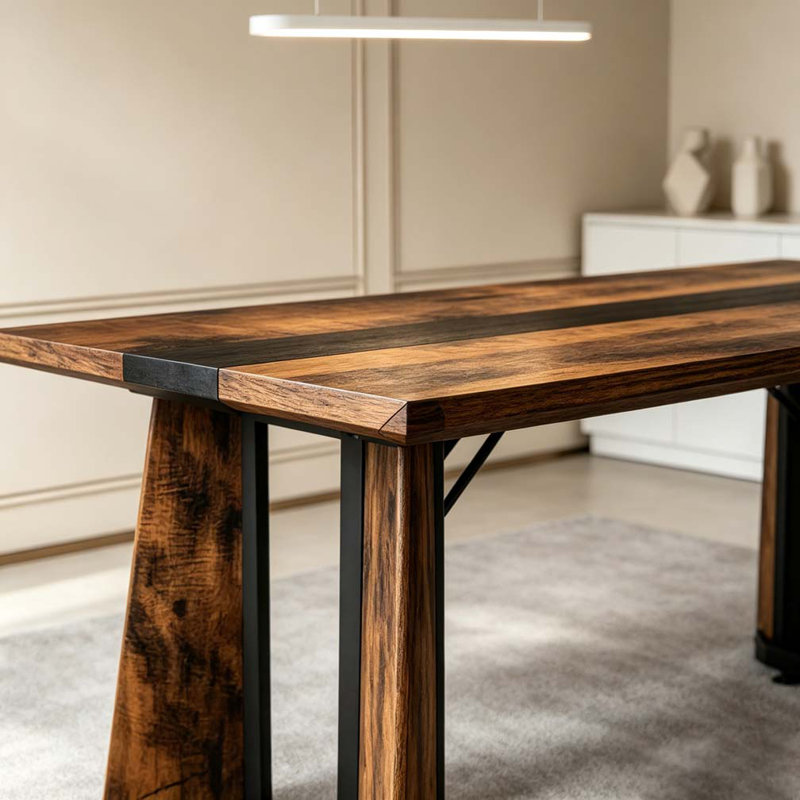 70.9"Rectangular Large Dining Table