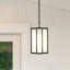 Luminaire suspendu d'extérieur gris H 89 po Shalo