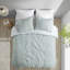 Édredon en coton moulu - réversible avec un tissu doux pour la literie grand et des taies décoratives assorties-120478718-120478719