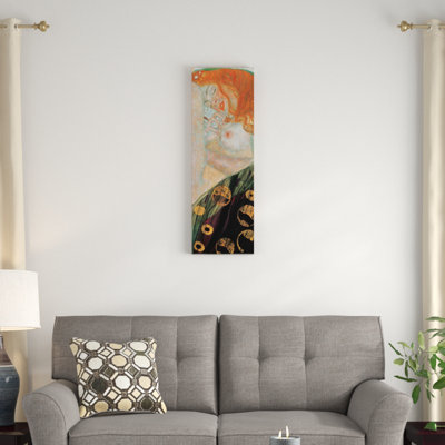 Reproduction de photo sur toile tendue « danae, vertical » par gustav klimt