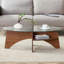 Table basse ovale en verre trempé-596158274