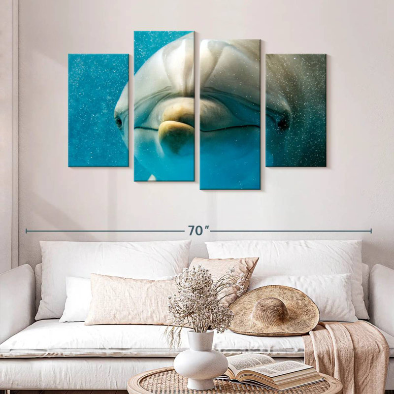 Brampt Nosy Dolphin, 32" H x 52" W