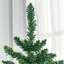 Sapin de Noël artificiel mince de 6 pi de hauteur non éclairé avec branches réalistes et 583 pointes, vert