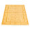 One-of-a-Kind 4' X 6'1" New Age Wool Area Rug in Cream