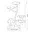 Structure d'escalade simple et créative pour chat rouge