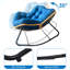 Chaise berçante d'extérieur plus grande, chaise berçante pour œuf de patio, chaise Papasan d'intérieur, chaise longue en osier de rotin, chaise royale moderne-730767212