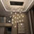 26-lights Rectangular Crystal Chandeliers Led Dimmable Light-220099964