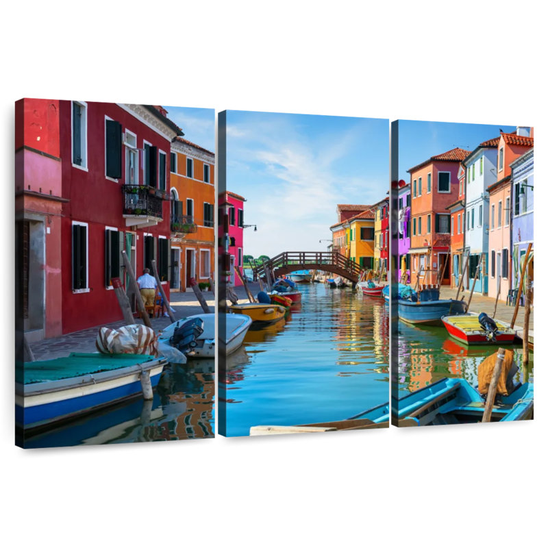Quartier Sebbie Burano, H 36 po x l 57 po