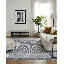 Tapis rectangulaire Meraki 01 en argent / gris-89061518