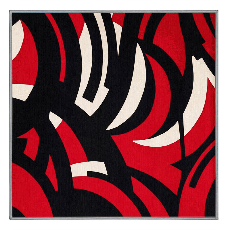 Tapis Ember Tide, Carré 5 pi