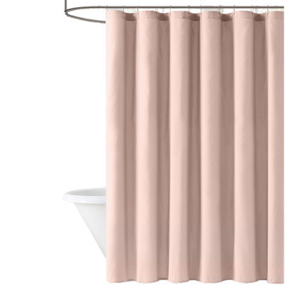 Truly Soft Everyday Solid Color Microfiber Shower Curtain