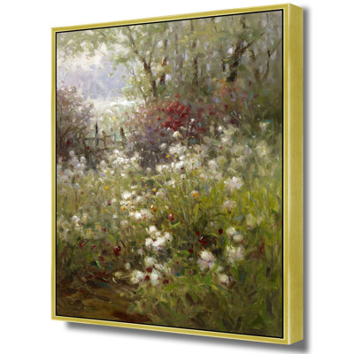 Whispers By The Fence Print