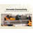 Beacon 5-in-1 Turntable System with Record Player, Bluetooth, FM Radio, Built-in Stereo Speakers & LED Accent Lighting