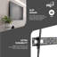 ELG A03V8XL Support mural inclinable pour téléviseur 55 à 100 po à profil mince robuste VESA 100 x 100 à 900 x 600 mm, 165 lb