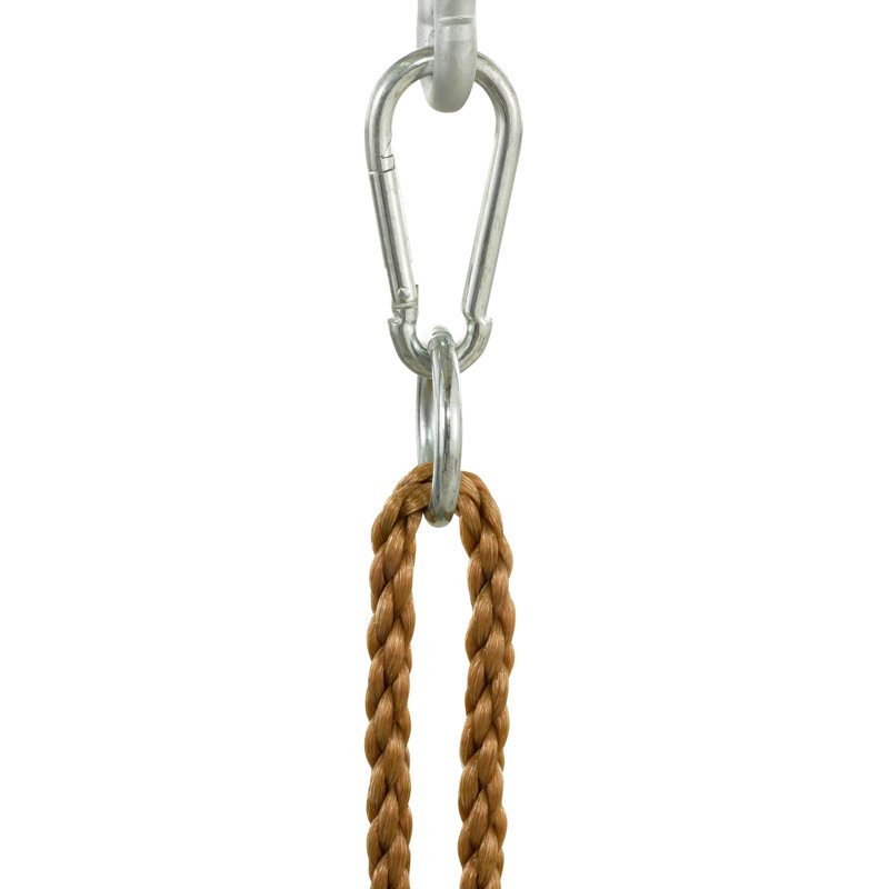 Machrus Swingan One Of A Kind Standing Swing With Adjustable Ropes - Fully Assembled, Orange