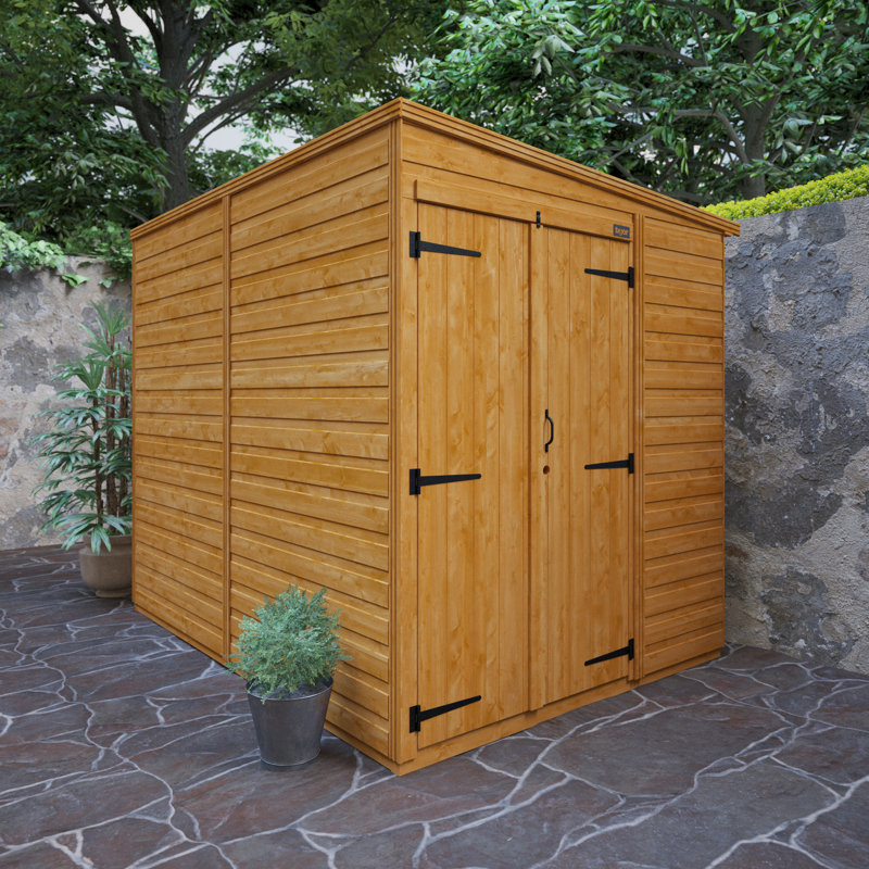 8x6w TigerFlex® Double Door Windowless Pent