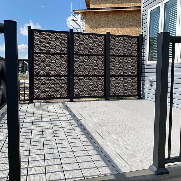 Porpora Metal Decorative Fence Panel | Wayfair