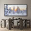 «Nature Landscape Winter Wonderland At Sunset Snow Trees Landscape», reproduction d'art sur toile-111176932-98042194