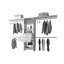 Système d'organisation modulaire blanc avec tringles suspendues-779635349