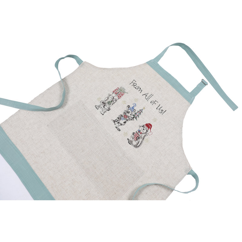 Christmas No Pattern Bib Apron, Child