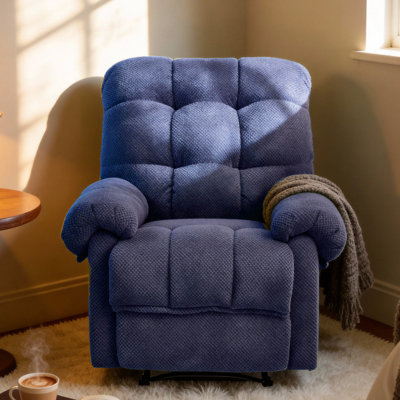 Fauteuil inclinable manuel rembourré 36 po
