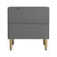 Table de chevet en gris-2132073257