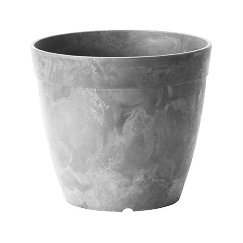 Pot à fleurs en pierre Burdette, Rouille, H 4,5 po x l 3,5 po x P 3,5 po