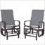 Ensemble de 2 chaises berçantes d'extérieur Cozy-603548139